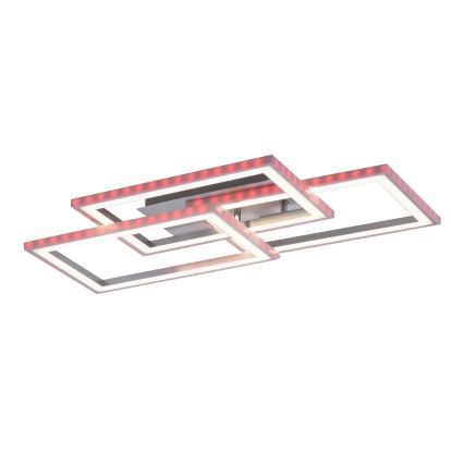 Leuchten Direkt 14636-55 - LED RGB Prigušiva stropna svjetiljka FELIX LED/35W/230V + daljinski upravljač