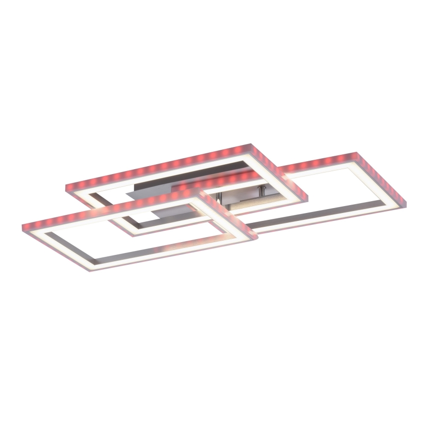 Leuchten Direkt 14636-55 - LED RGB Prigušiva stropna svjetiljka FELIX LED/35W/230V + daljinski upravljač