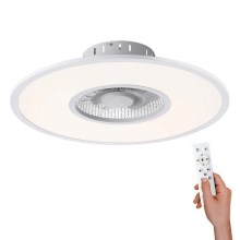 Leuchten Direkt 14642-16 - LED Prigušiva stropna svjetiljka s ventilatorom FLAT-AIR LED/32W/230V + daljinski upravljač