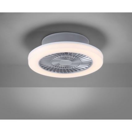 Leuchten Direkt 14645-55 - LED Svjetiljka s ventilatorom LEONARD LED/27W/230V