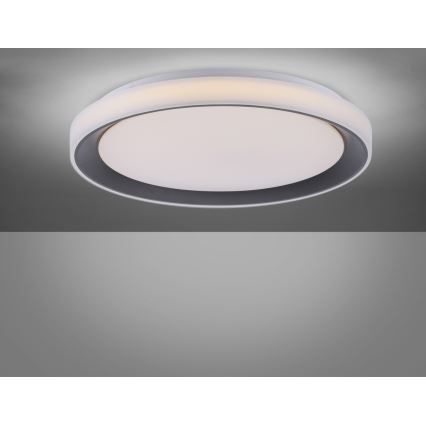 Leuchten Direkt 14659-18 - LED RGB Prigušiva stropna svjetiljka LOLA LED/24W/230V Tuya + daljinsko upravljanje