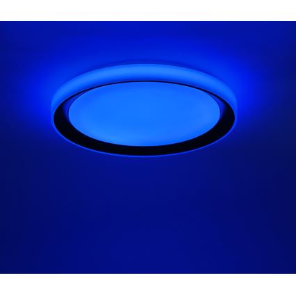 Leuchten Direkt 14659-18 - LED RGB Prigušiva stropna svjetiljka LOLA LED/24W/230V Tuya + daljinsko upravljanje