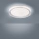 Leuchten Direkt 14661-21 - LED RGB Prigušiva stropna svjetiljka LOLA LED/40W/230V Tuya + daljinsko upravljanje