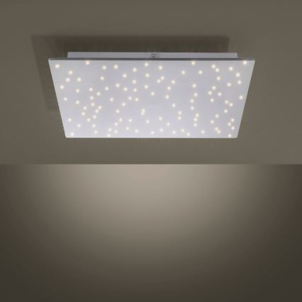 Leuchten Direkt 14671-55 - LED Prigušiva stropna svjetiljka SPARKLE LED/18W/230V 2700-5000K + daljinski upravljač