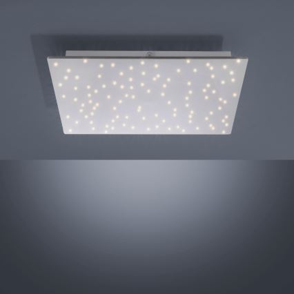 Leuchten Direkt 14671-55 - LED Prigušiva stropna svjetiljka SPARKLE LED/18W/230V 2700-5000K + daljinski upravljač