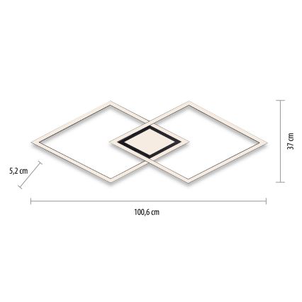 Leuchten Direkt 14695-18 - LED Stropna svjetiljka ASMIN LED/48W/230V