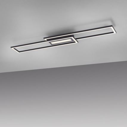 Leuchten Direkt 14696-18 - LED Prigušivi nadgradni luster ASMIN LED/45W/230V crna