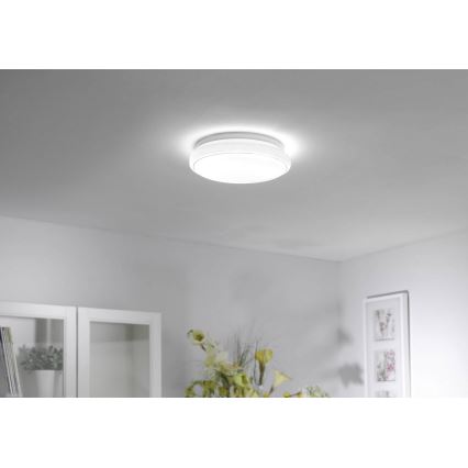 Leuchten Direkt 14742-16 - LED RGB Prigušiva stropna svjetiljka JUPI LOLASMART LED/18W/230V Tuya 2700-5000K + daljinski upravljač