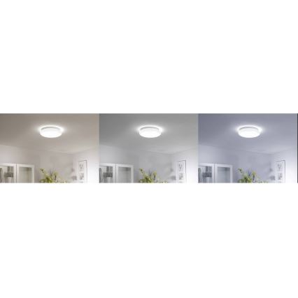 Leuchten Direkt 14742-16 - LED RGB Prigušiva stropna svjetiljka JUPI LOLASMART LED/18W/230V Tuya 2700-5000K + daljinski upravljač