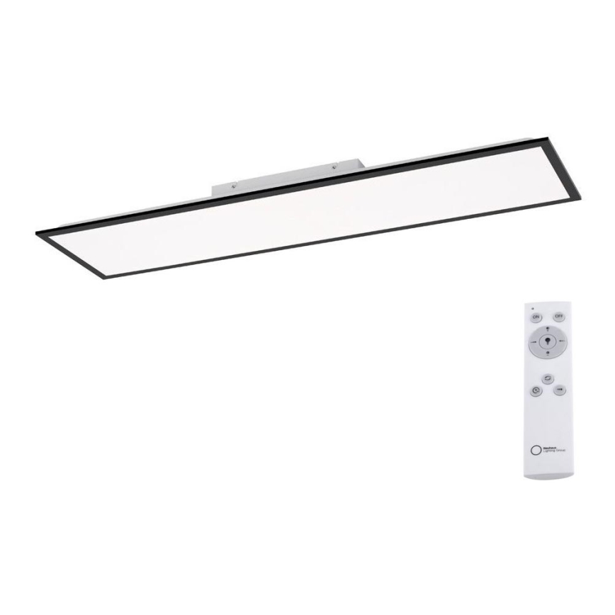 Leuchten Direkt 14757-18 - LED Prigušivi ugradbeni panel FLAT LED/36W/230V 2700-5000K crna + daljinski upravljač