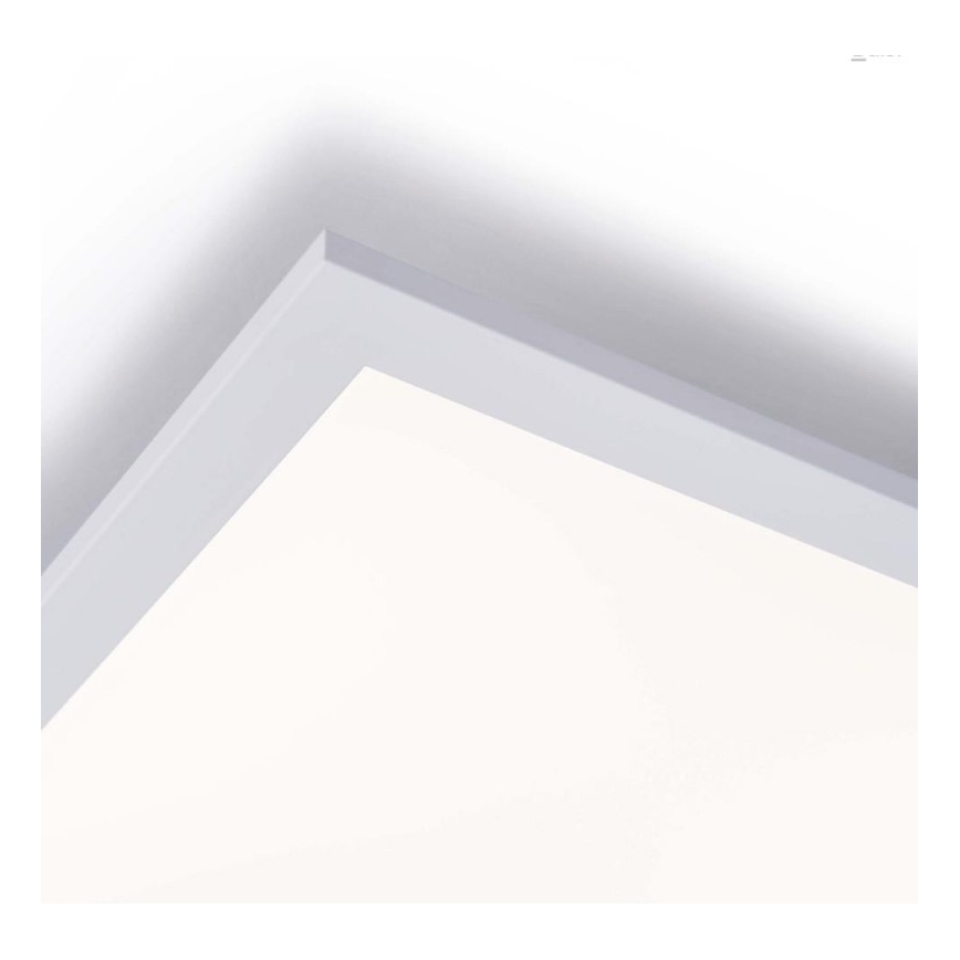 Leuchten Direkt 14757-21 - LED Prigušivi ugradbeni panel FLAT LED/36W/230V 2700-5000K srebrna + daljinski upravljač