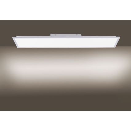 Leuchten Direkt 14757-21 - LED Prigušivi ugradbeni panel FLAT LED/36W/230V 2700-5000K srebrna + daljinski upravljač