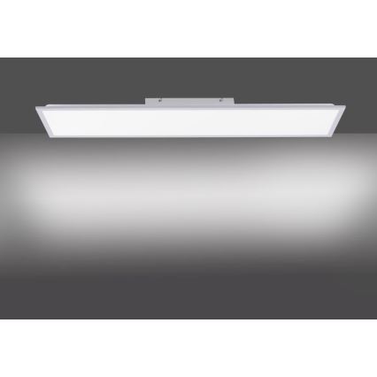 Leuchten Direkt 14757-21 - LED Prigušivi ugradbeni panel FLAT LED/36W/230V 2700-5000K srebrna + daljinski upravljač