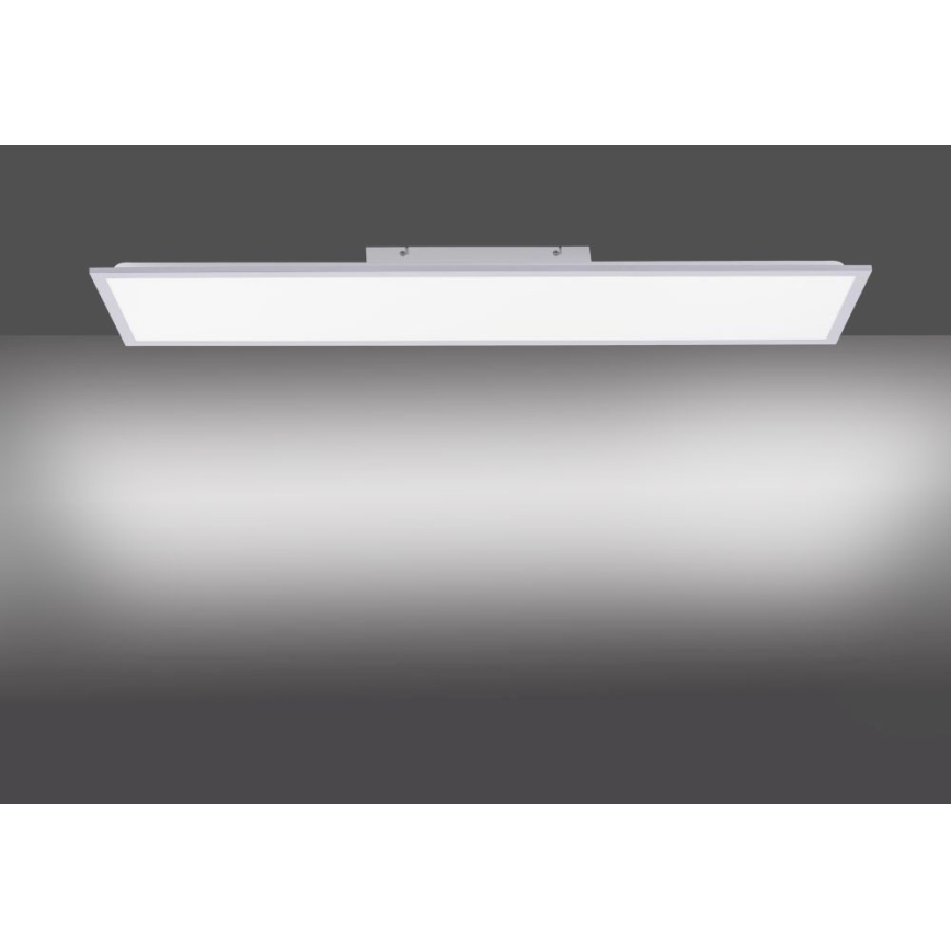 Leuchten Direkt 14757-21 - LED Prigušivi ugradbeni panel FLAT LED/36W/230V 2700-5000K srebrna + daljinski upravljač