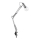 Leuchten Direkt 14773-55 - Stolna lampa s kvačicom TURN ME 1xE27/60W/230V mat krom