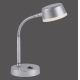Leuchten Direkt 14825-21 - LED Stolna lampa ENISA 1xLED/3,5W/230V srebrna