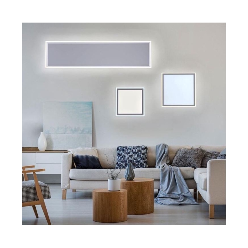Leuchten Direkt 14852-16 - LED Prigušivi ugradbeni panel EDGING LED/51,5W/230V + daljinski upravljač