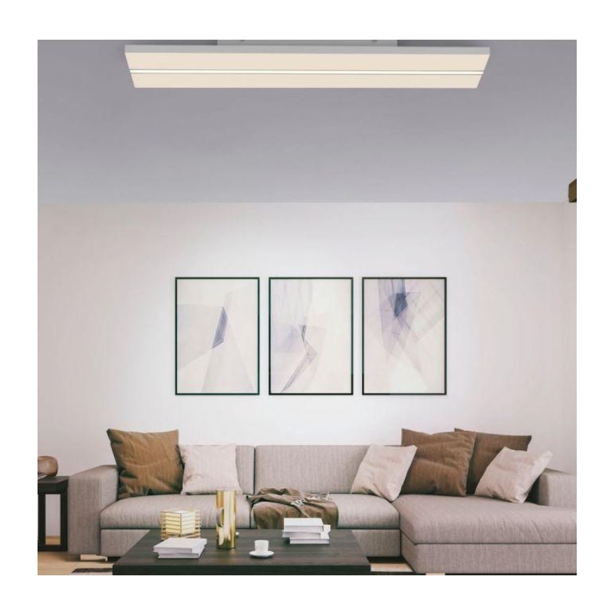 Leuchten Direkt 14854-16 - LED Prigušiva stropna svjetiljka EDGING LED/30W/230V 2700-5000K + daljinski upravljač