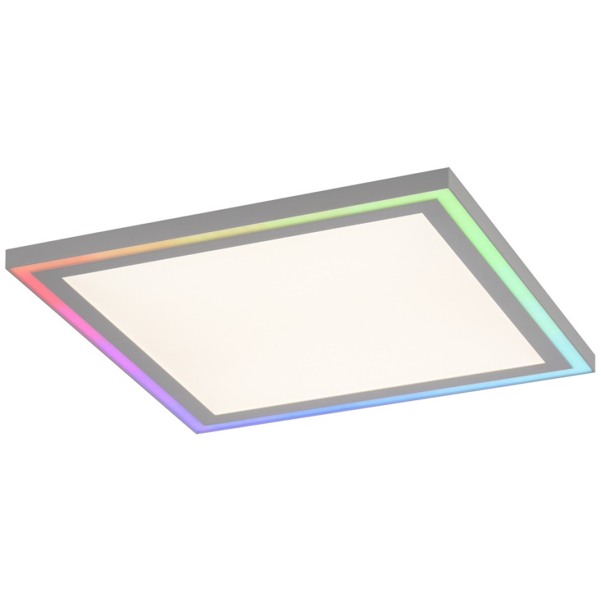 Leuchten Direkt 14900-16 - LED RGB Prigušiva stropna svjetiljka EDGING LED/24W/230V + daljinski upravljač