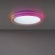 Leuchten Direkt 15154-16 - LED RGB Prigušiva stropna svjetiljka EDGING LED/39W/230V + daljinski upravljač