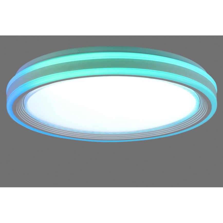 Leuchten Direkt 15154-16 - LED RGB Prigušiva stropna svjetiljka EDGING LED/39W/230V + daljinski upravljač