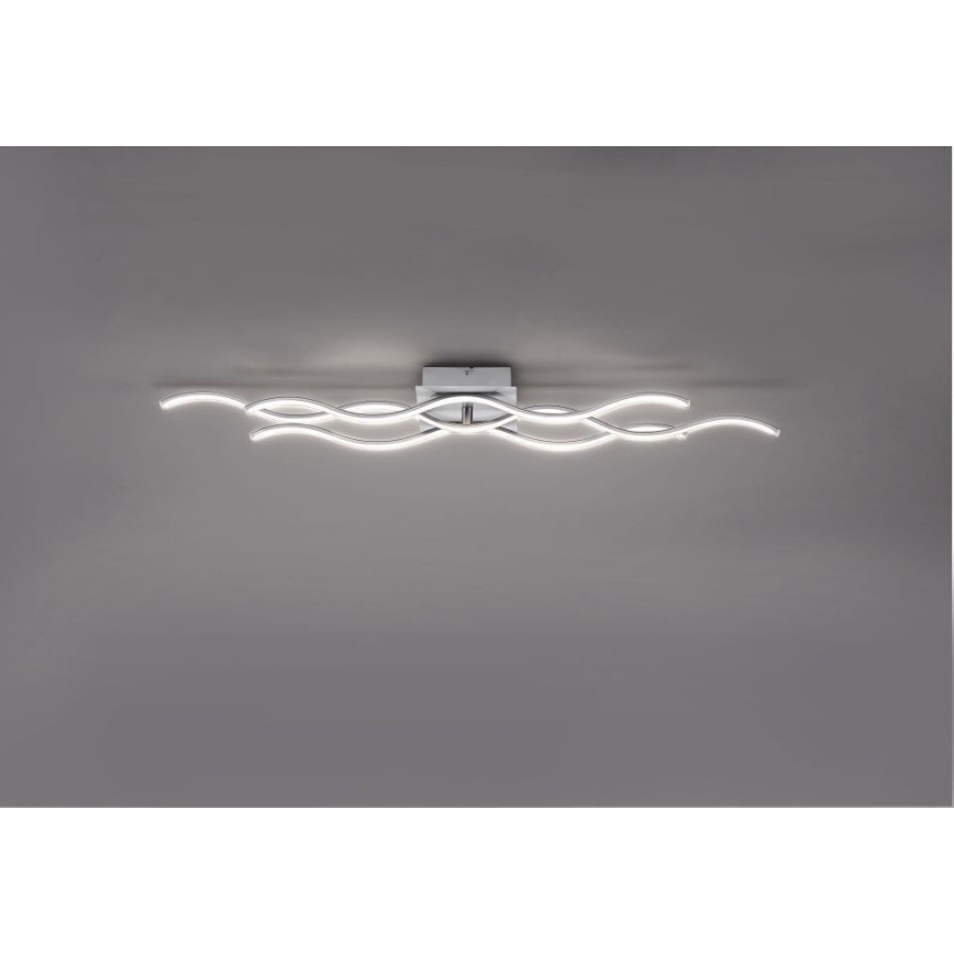 Leuchten Direkt 15166-55 - LED Ugradbeni luster WAWE LED/28W/230V mat krom
