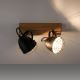 Leuchten Direkt 15172-18 - Reflektorska svjetiljka BEETLE 2xE14/10W/230V bor