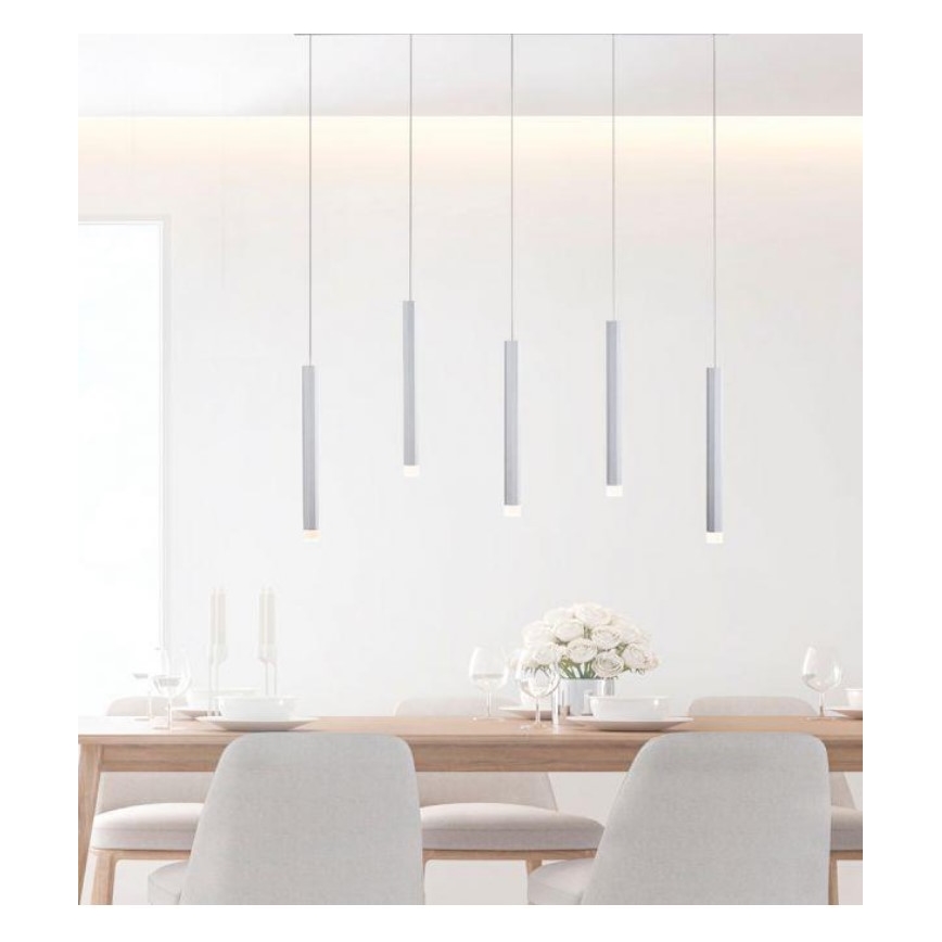 Leuchten Direkt 15205-95 - LED luster na sajli BRUNO 5xLED/4,8W/230V