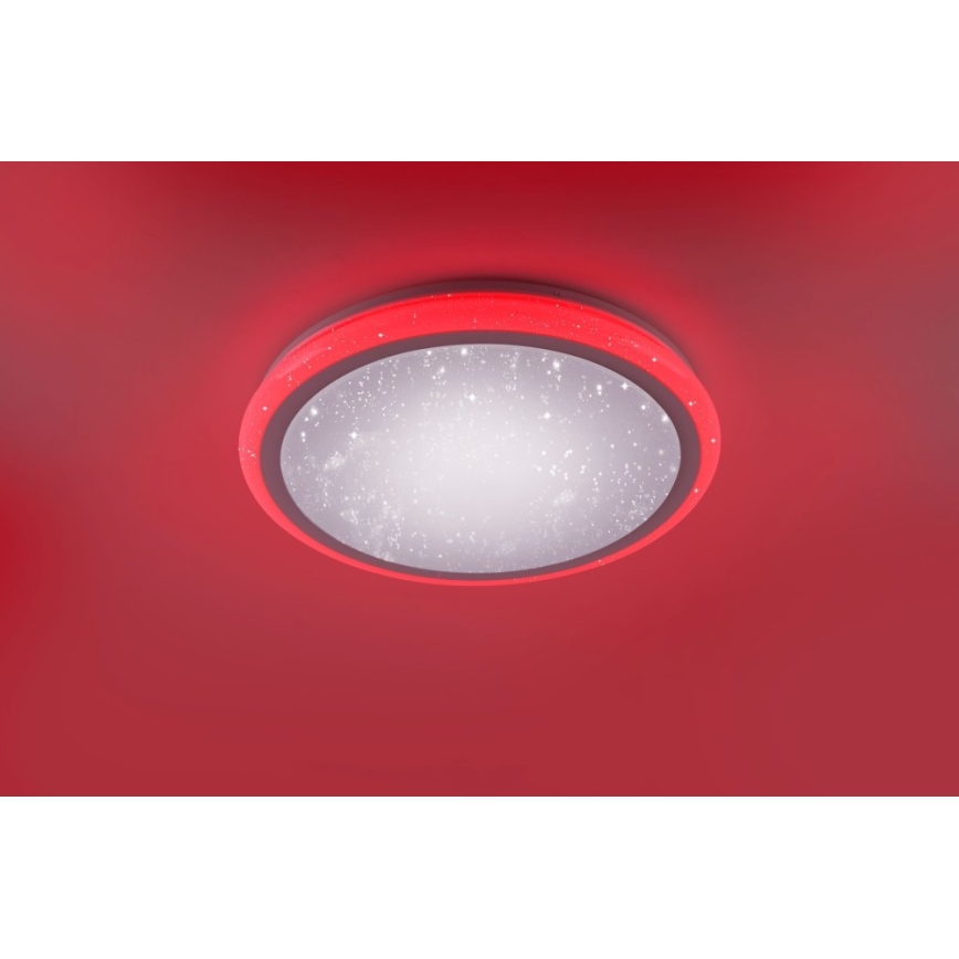 Leuchten Direkt 15220-16 - LED RGB Prigušiva stropna svjetiljka LUISA LED/28W/230V + daljinski upravljač