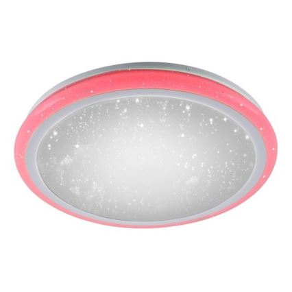 Leuchten Direkt 15220-16 - LED RGB Prigušiva stropna svjetiljka LUISA LED/28W/230V + daljinski upravljač