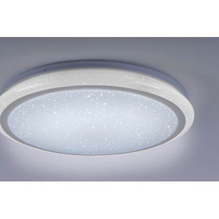 Leuchten Direkt 15220-16 - LED RGB Prigušiva stropna svjetiljka LUISA LED/28W/230V + daljinski upravljač