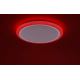 Leuchten Direkt 15230-16 - LED RGB Prigušiva stropna svjetiljka LUISA LED/42W/230V 3000-6400K + daljinski upravljač