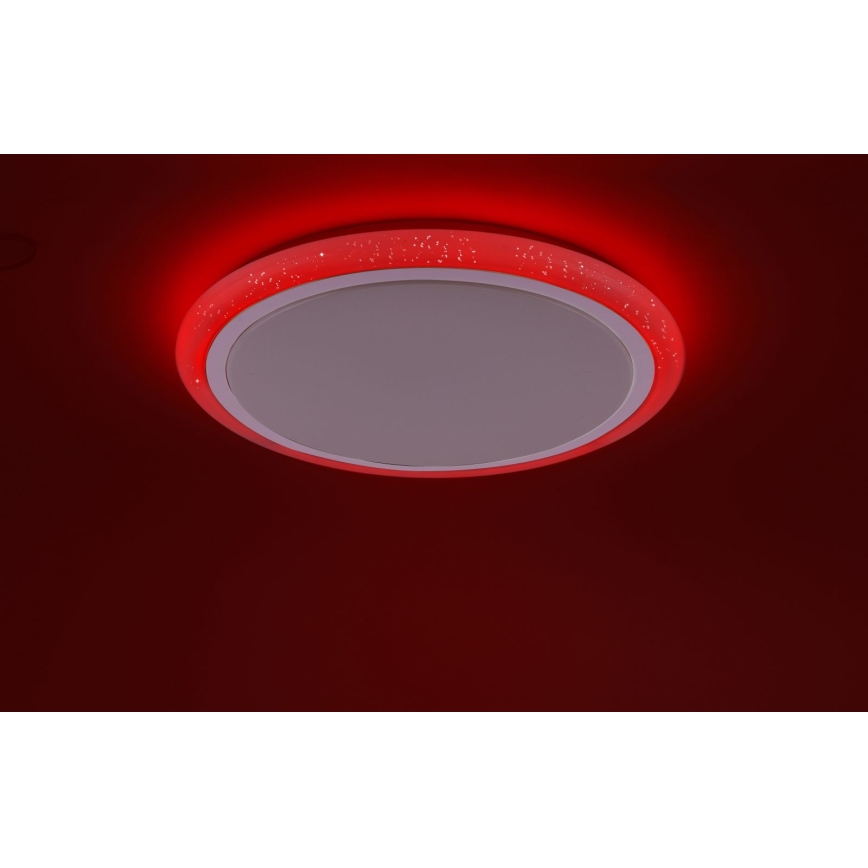 Leuchten Direkt 15230-16 - LED RGB Prigušiva stropna svjetiljka LUISA LED/42W/230V 3000-6400K + daljinski upravljač