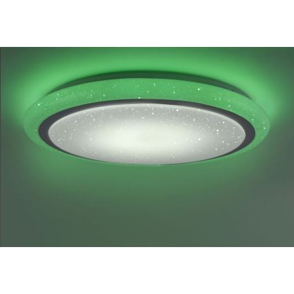 Leuchten Direkt 15230-16 - LED RGB Prigušiva stropna svjetiljka LUISA LED/42W/230V 3000-6400K + daljinski upravljač