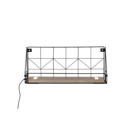 Leuchten Direkt 15277-18 - Police s LED rasvjetom BOARD 2xLED/1,75W/230V 45 cm eukaliptus