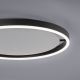 Leuchten Direkt 15391-13 - LED Prigušiva stropna svjetiljka RITUS LED/20W/230V crna