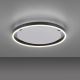 Leuchten Direkt 15391-13 - LED Prigušiva stropna svjetiljka RITUS LED/20W/230V crna