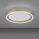 Leuchten Direkt 15391-60 - LED Prigušiva stropna svjetiljka RITUS LED/20W/230V mesing