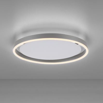 Leuchten Direkt 15391-95 - LED Prigušiva stropna svjetiljka RITUS LED/20W/230V mat krom
