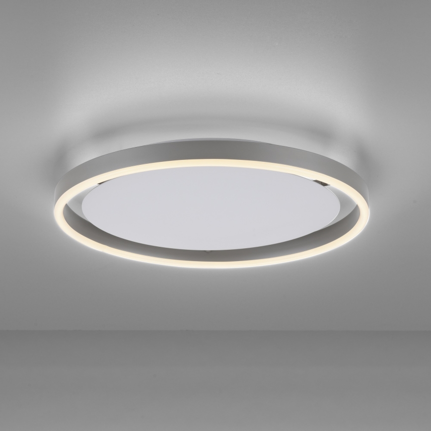 Leuchten Direkt 15391-95 - LED Prigušiva stropna svjetiljka RITUS LED/20W/230V mat krom