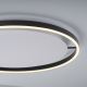 Leuchten Direkt 15392-13 - LED Prigušiva stropna svjetiljka RITUS LED/30W/230V crna