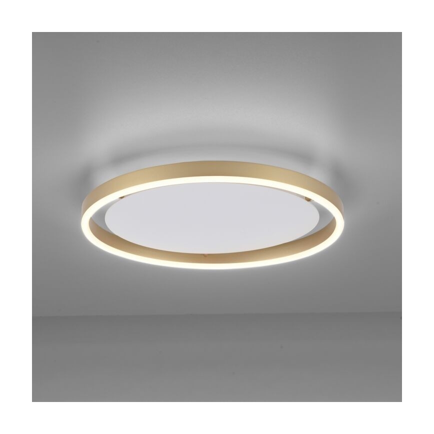 Leuchten Direkt 15392-60 - LED Prigušiva stropna svjetiljka RITUS LED/30W/230V mesing