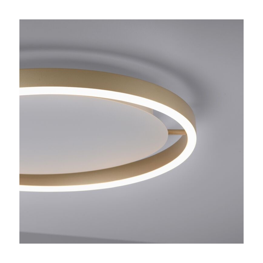 Leuchten Direkt 15392-60 - LED Prigušiva stropna svjetiljka RITUS LED/30W/230V mesing