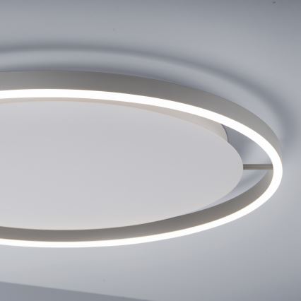 Leuchten Direkt 15392-95 - LED Prigušiva stropna svjetiljka RITUS LED/30W/230V mat krom