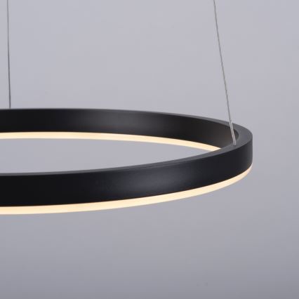 Leuchten Direkt 15393-13 - LED luster na sajli s mogućnošću prigušivanja RITUS LED/23,5W/230V crna