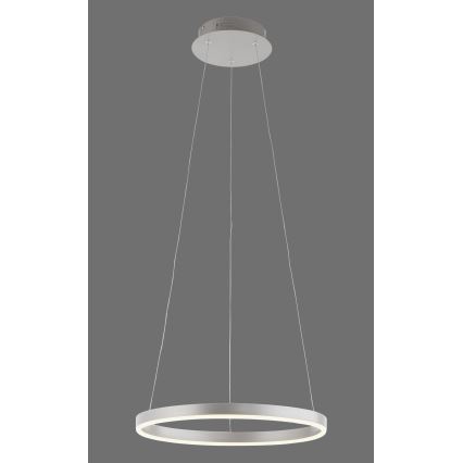 Leuchten Direkt 15393-95 - LED Prigušivi luster na sajli RITUS LED/20W/230V krom