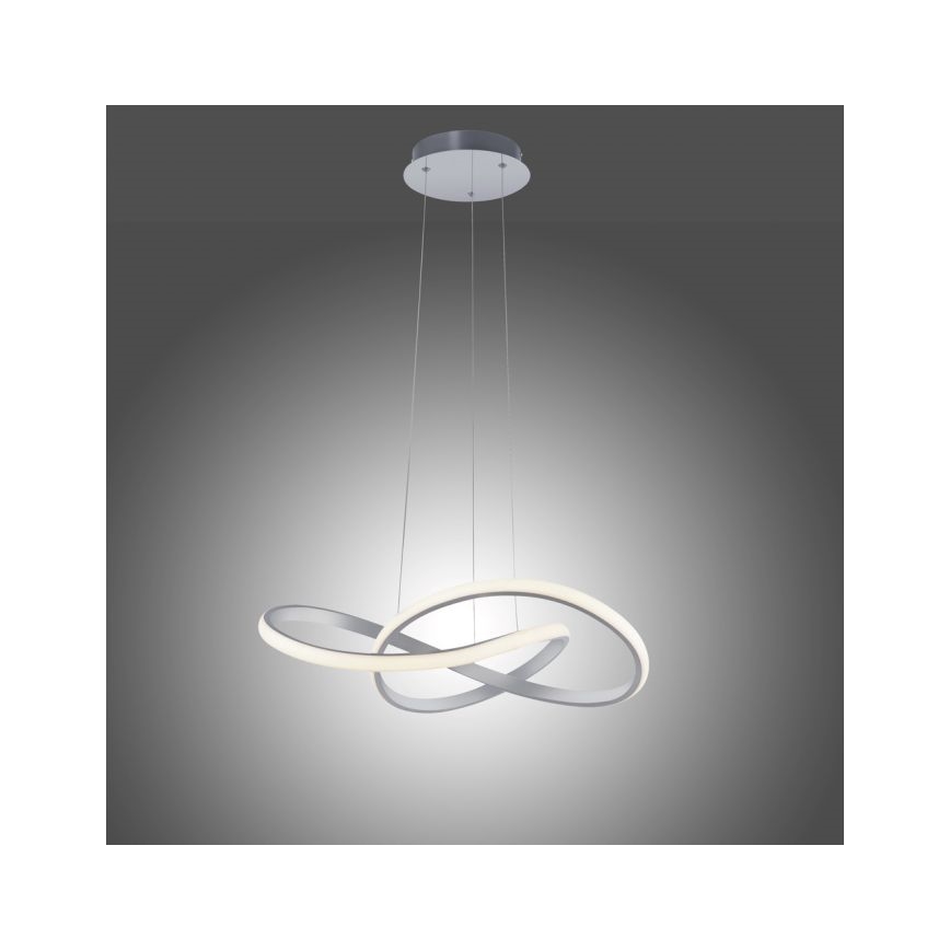 Leuchten Direkt 15402-95 - LED Prigušivi luster na sajli MARIA LED/25W/230V mat krom