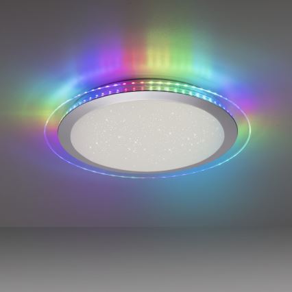 Leuchten Direkt 15411-21- LED RGB Prigušiva stropna svjetiljka CYBA LED/26W/230V