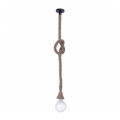 Leuchten Direkt 15481-18 - Luster na sajli ROPE 1xE27/60W/230V
