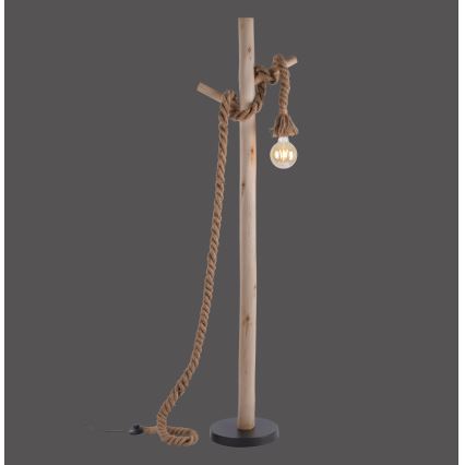 Leuchten Direkt 15484-18 - Stajaća lampa ROPE 1xE27/15W/230V